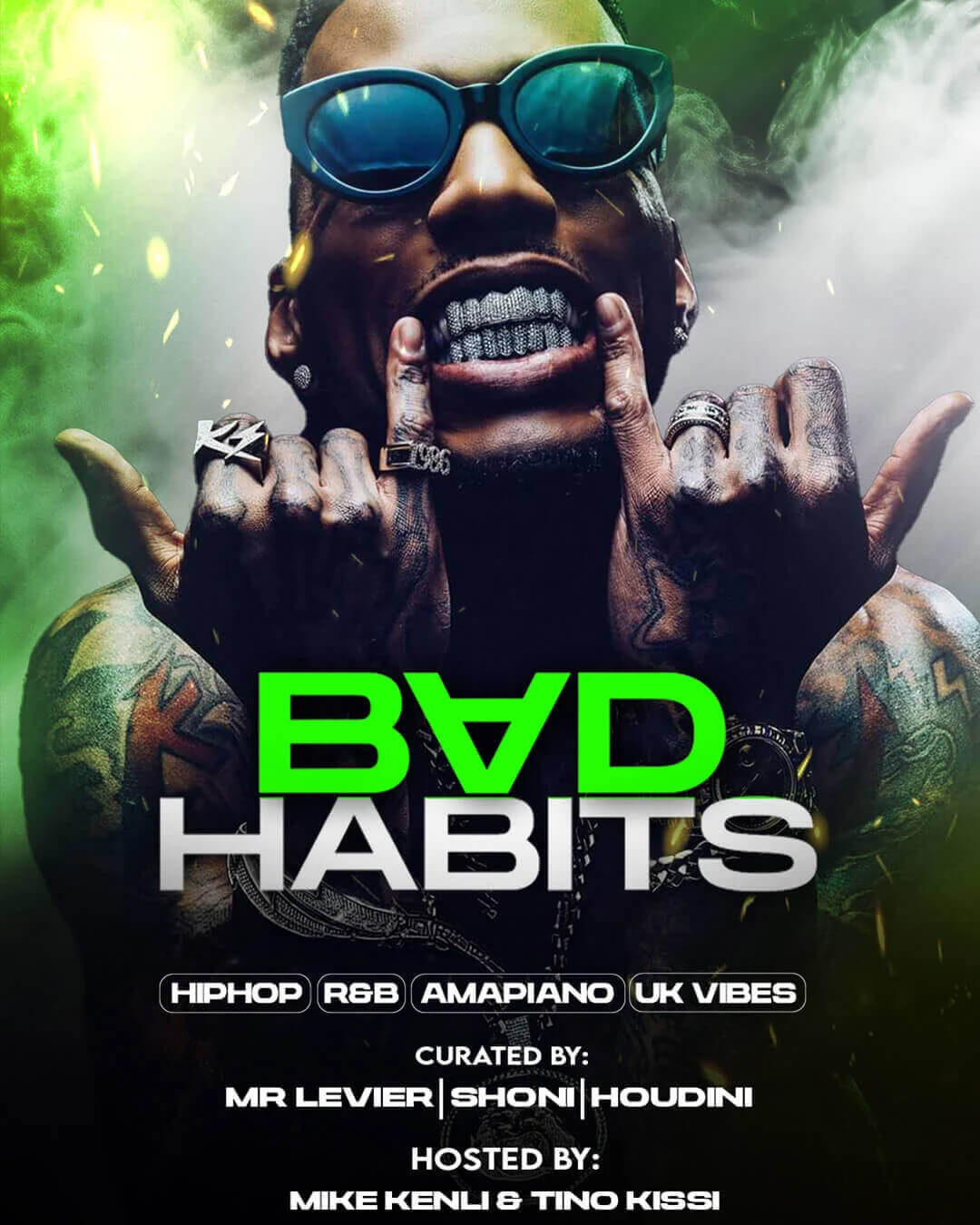 BAD HABITS Event Poster